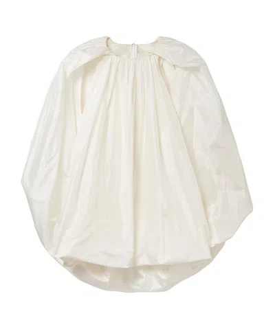 STELLA MCCARTNEY STELLA MCCARTNEY BUBBLE CAPE-EFFECT CREWNECK MINI DRESS