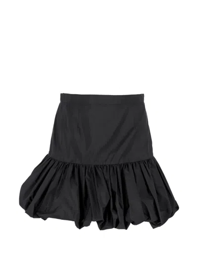 Pre-owned Stella Mccartney Bubble-hem Mini Skirt In Black