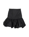 Stella Mccartney Bubble Skirt In Black Silk In Black