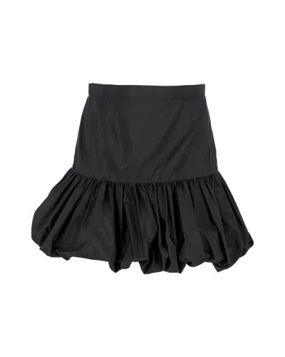 Stella Mccartney Bubble Skirt In Black Silk