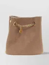 Stella Mccartney Bucket Bag With Chain Strap And Whipstitch Detailing