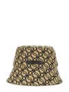 Stella Mccartney Logo Print Bucket Hat In Brown