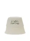 Stella Mccartney Bucket Hat With Logo In Neutral