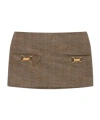 Stella Mccartney Buckled Mid-waist Skirt In Brown