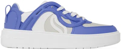 Stella Mccartney Bue & White S-wave 1 Trainers In 4114 Della Robbia Bl