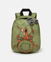 Stella Mccartney Bug Band Graphic Backpack In Green