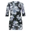 Stella Mccartney Floral Mesh Top In Multi