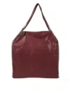 Stella Mccartney Tote Bag Baby Bella Large Plum Colour Women In Burgundy