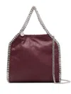 Stella Mccartney Falabella Fold-over Tote Bag In Burgundy