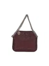 Stella Mccartney Burgundy Falabella Nano Tote Bag