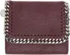 Stella Mccartney Burgundy Falabella Small Flap Wallet