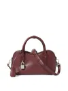 Stella Mccartney Shoulder Bags Structured Padlock Detail In Burgundy