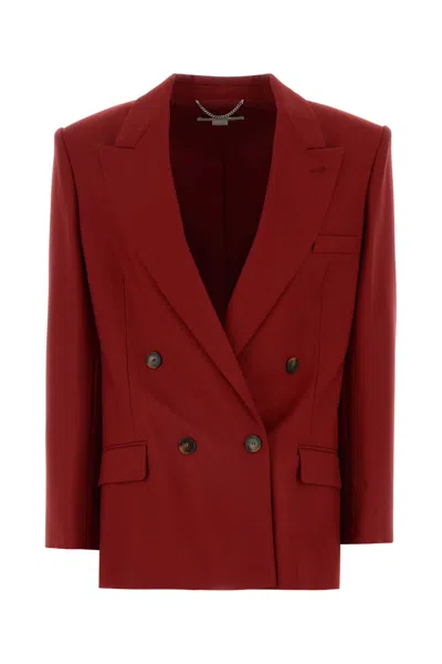 STELLA MCCARTNEY TIZIANO RED WOOL BLAZER