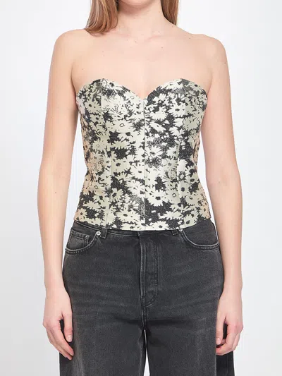 Stella Mccartney Bustier Top In Multi