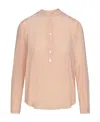 Stella Mccartney Eva Silk Shirt In Nude