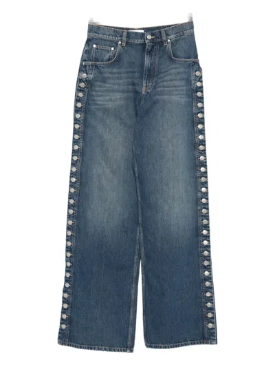 Stella Mccartney Button-detailed Jeans In Blue