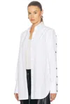 Stella Mccartney Button Down Shirt In Pure White