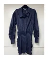 Stella Mccartney Button Dress In Blue
