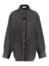 Stella Mccartney Button-up Denim Shirt In Black