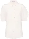 Stella Mccartney Button-up Silk Shirt In 9500 Natural