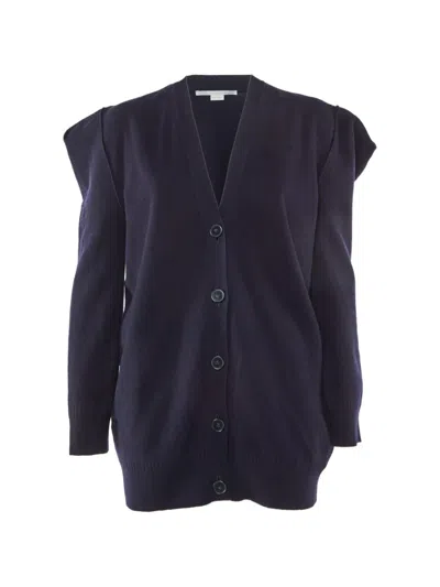 Pre-owned Stella Mccartney Button-front Cardigan In Blue