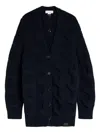 Stella Mccartney Cable-knit Button-down Cardigan In Blue