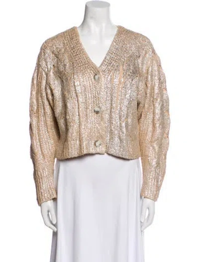 Pre-owned Stella Mccartney Cable Knit Evening Jacket