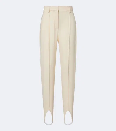 Stella Mccartney Cady Stirrup Pants In Beige