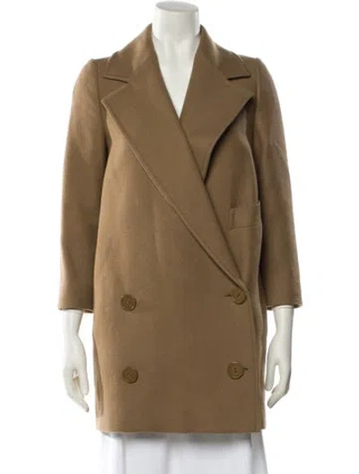 Pre-owned Stella Mccartney Camel Hair Coat In Neutral