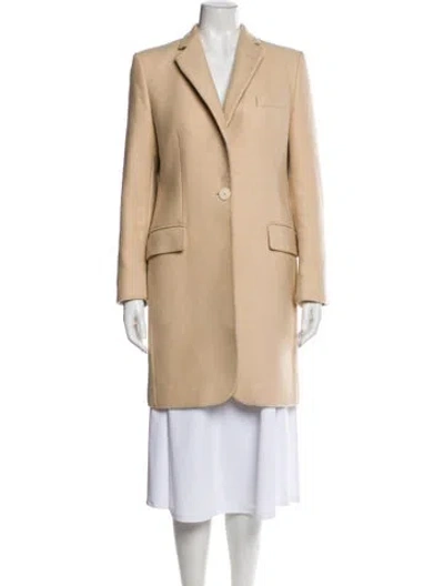 Pre-owned Stella Mccartney Camel Hair Coat In Neutral