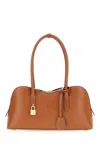 Stella Mccartney Camel Synthetic Leather Ryder Medium Shoulder Bag In Brown