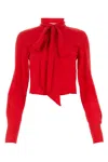 Stella Mccartney Camicia In Lipstick Red