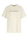 Stella Mccartney Stella Iconics Crewneck T-shirt In Neutral