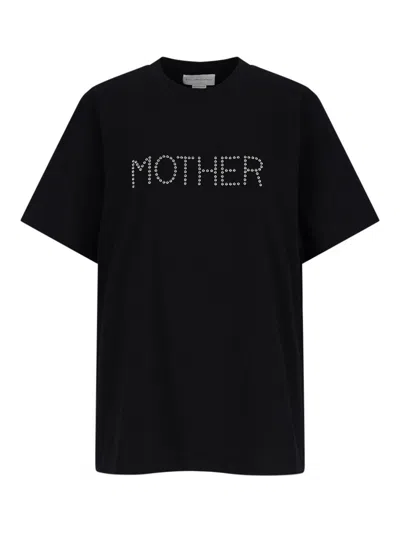 STELLA MCCARTNEY T-SHIRT LOGO IN STUDS