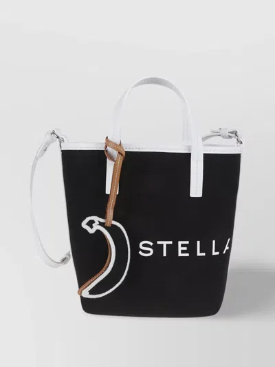 Stella Mccartney Canvas Bucket Bag Adjustable Strap