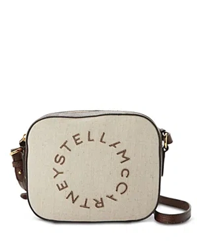 Stella Mccartney Canvas Camera Bag In Birch/gold