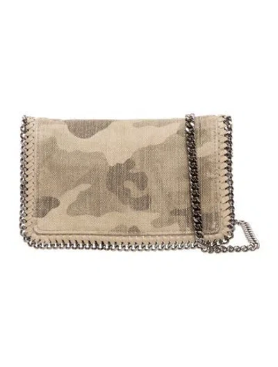 Pre-owned Stella Mccartney Canvas Clutch In Neutral