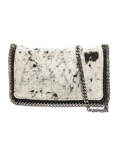 Pre-owned Stella Mccartney Canvas Clutch In Neutral