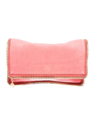 Pre-owned Stella Mccartney Canvas Clutch In Pink