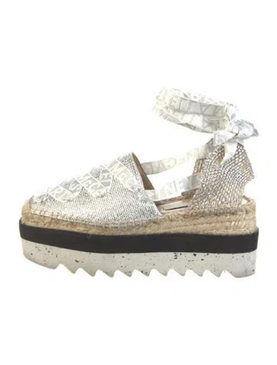 Pre-owned Stella Mccartney Canvas Patterned Espadrilles