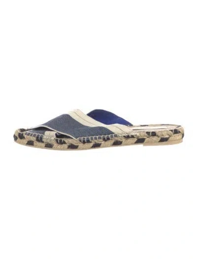 Pre-owned Stella Mccartney Canvas Printed Espadrilles In Multi