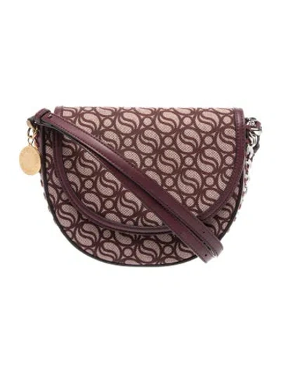 Pre-owned Stella Mccartney Canvas Shoulder Bag In Purple