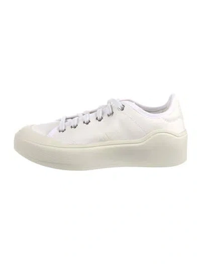 Pre-owned Stella Mccartney Canvas Sneakers In White