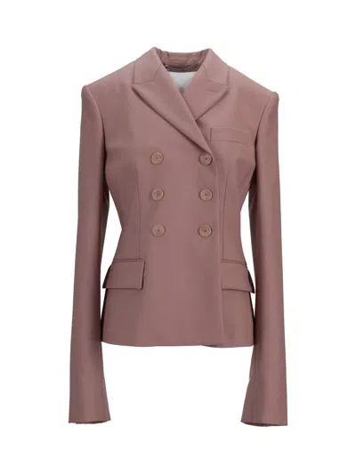 STELLA MCCARTNEY STELLA MCCARTNEY CANVAS TAILORING DB FITTED JACKET