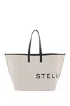 Stella Mccartney Canvas Tote Bag In Ecru (white)
