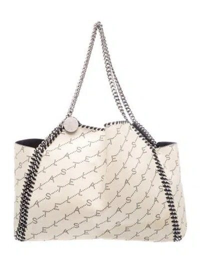 Pre-owned Stella Mccartney Canvas Tote In Neutral