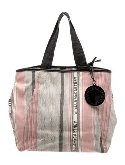 Pre-owned Stella Mccartney Canvas Tote In Red