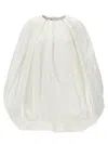Stella Mccartney Cape Mini Dress Dresses White In 白色的
