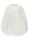 Stella Mccartney Cape Mini Dress Dresses White In White