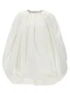 Stella Mccartney Cape Mini Dress Dresses White In White